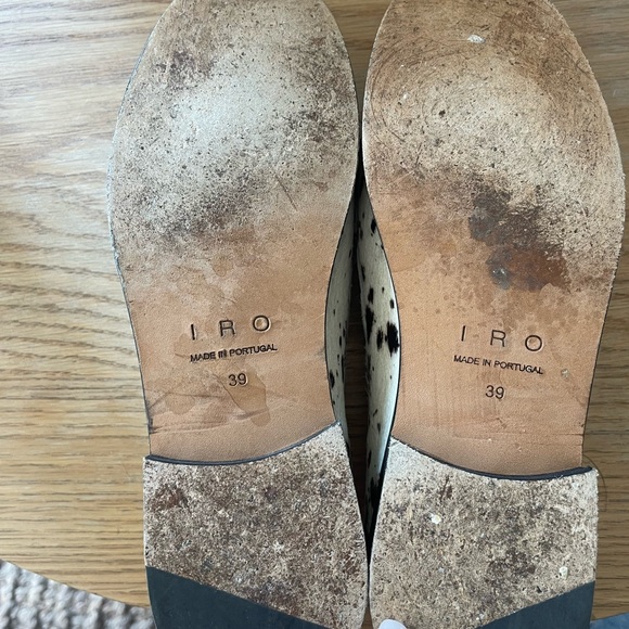 Iro Thasos Tasseled Printed Calf Hair Loafers - Picture 5 of 5